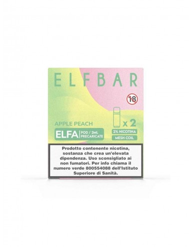 ELFBAR ELFA 2ML PREFILLED POD APPLE...