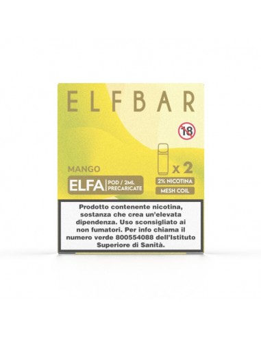 ELFBAR ELFA 2ML PREFILLED POD MANGO...